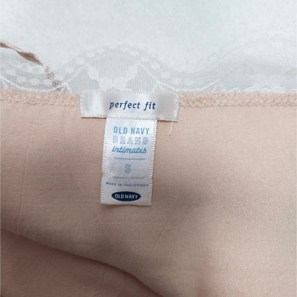 Satin Lace Cami Topβ Blush Pink Y2K Lingerie Tank Old Navy 2000s Coquette Small - Picture 5 of 8